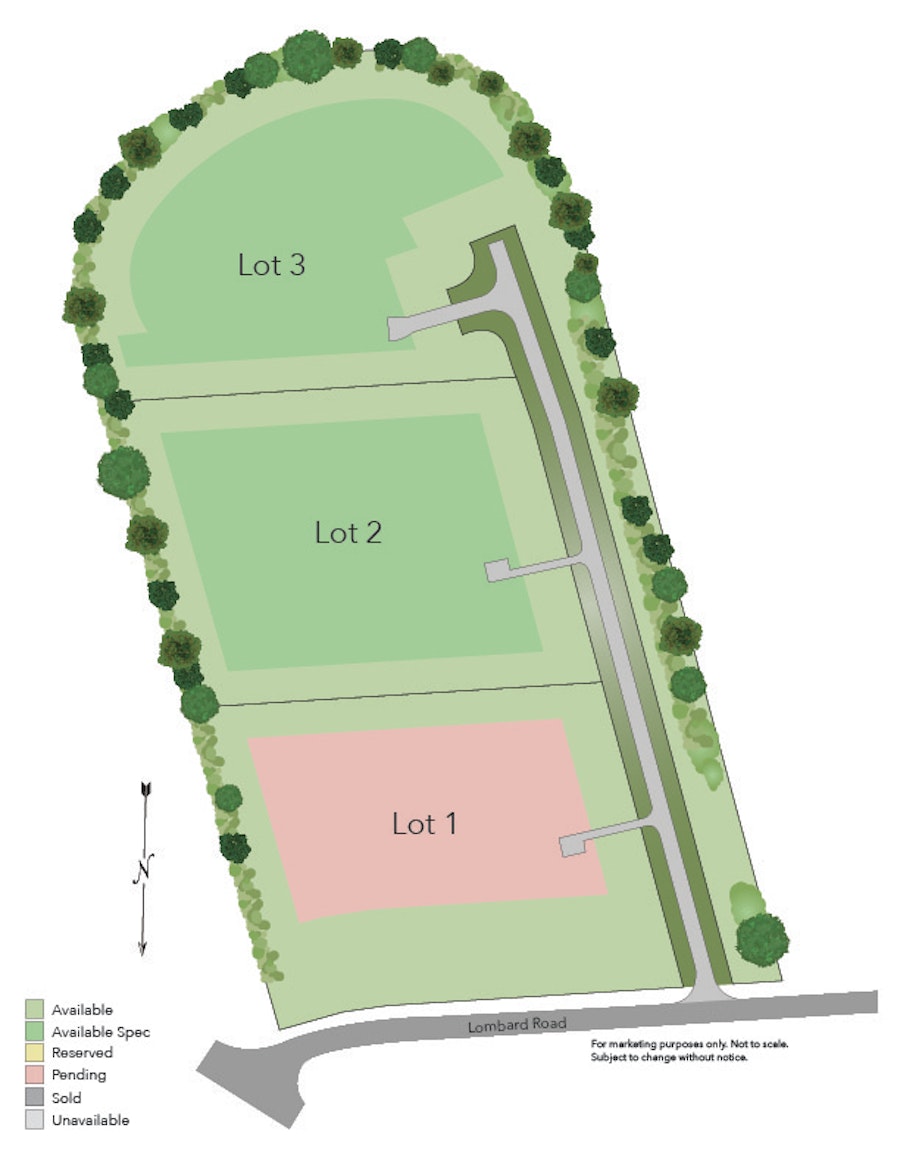 Site Plan for Pineholm Estates